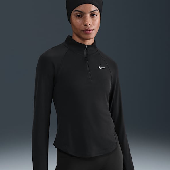 Nike Tempo Swoosh Run Top da running Dri-FIT con zip a 1/4 – Donna