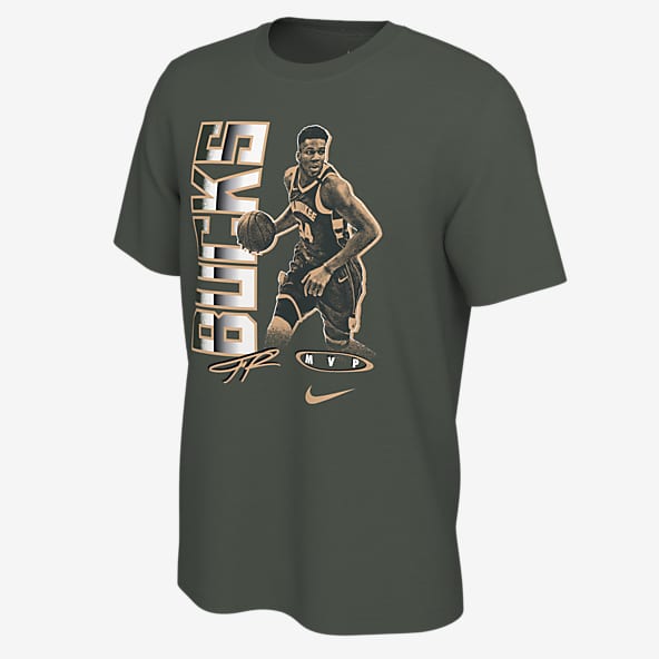 Men's Giannis Antetokounmpo Short Sleeve Shirts. Nike GB