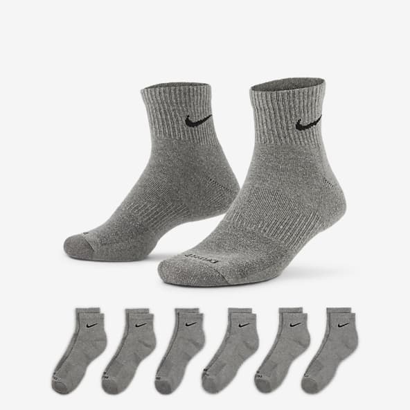 Calcetines hasta el tobillo con agarre para bebé Nike (6 a 12
