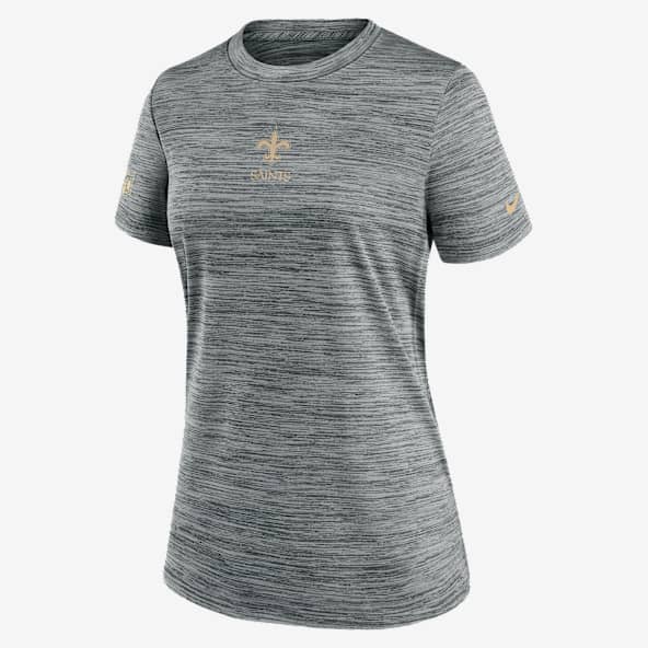 New Orleans Saints Sideline Team Issue Velocity Women's Nike Dri-FIT NFL T-Shirt