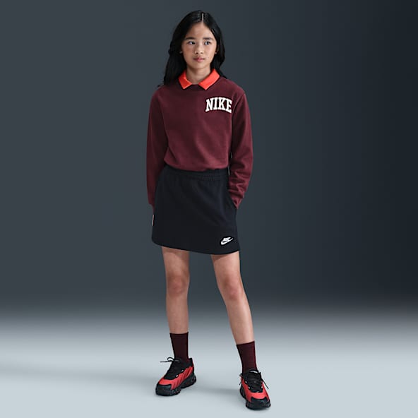 Nike Sportswear Club Older Kids' (Girls') French Terry Skirt