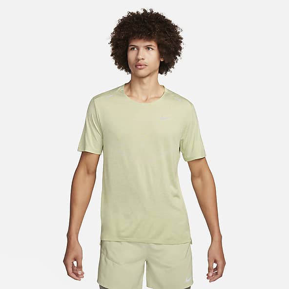 Camisetas nike hombre verdes on sale