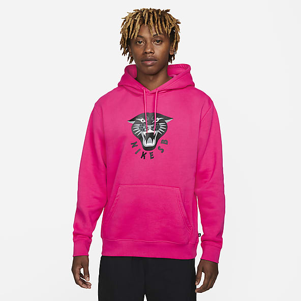 blue pink and black nike hoodie
