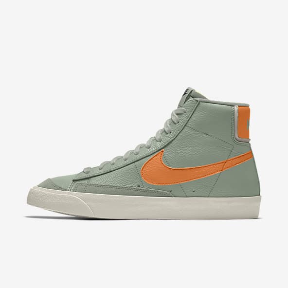 mens nike high top sneakers leather