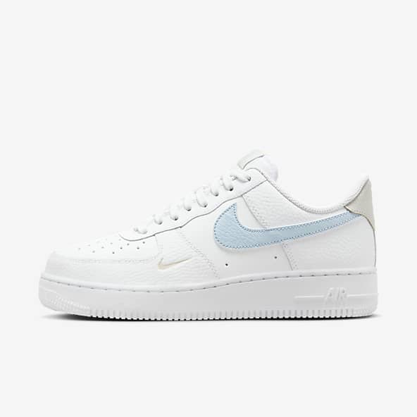 Low Ankle Women Nike Air Force 1 White Shoes, For Daily / Party