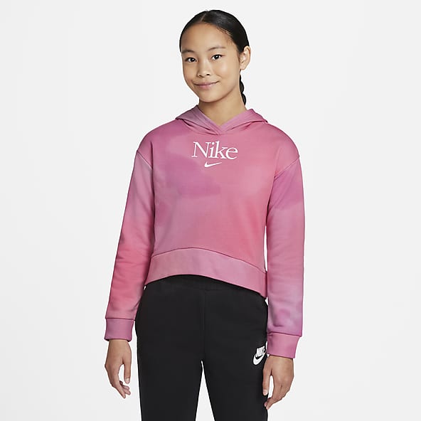 blue pink and black nike hoodie