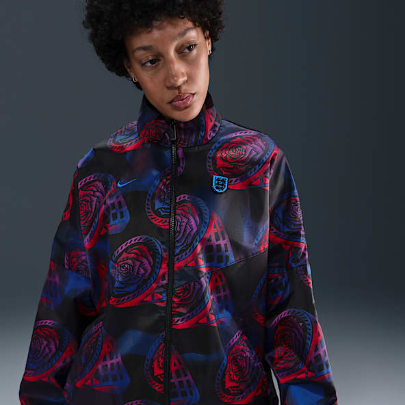 Inglaterra Essential Windrunner Chaqueta de fútbol de tejido Woven Nike - Mujer