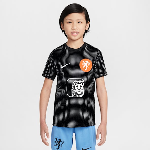 Netherlands Academy Pro Older Kids' Nike Dri-FIT Football Pre-Match Short-Sleeve Top
