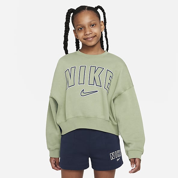Amazon Essentials Girls' Fleece Crewneck Sweatshirts - Cozy Cotton Blend