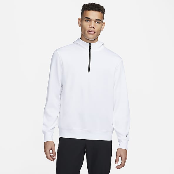 Nike white discount sweatshirt mens
