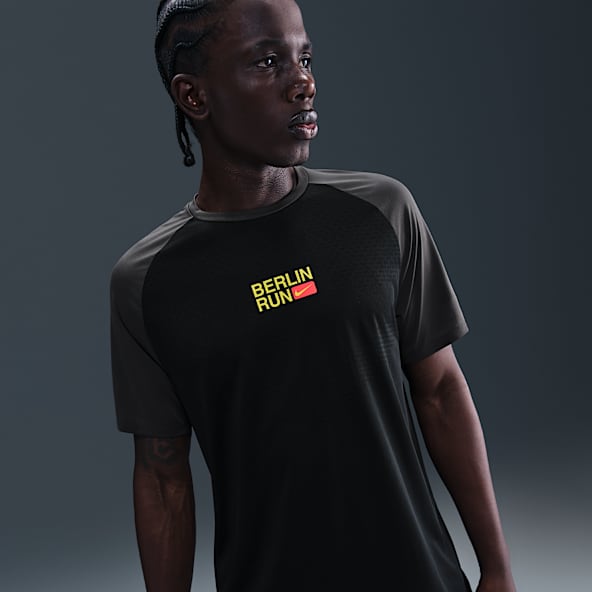 Nike Stride Kortärmad löpartröja Dri-FIT ADV för män