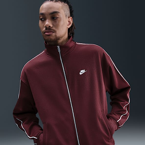 Nike Sportswear Club Chamarra deportiva de tejido Knit oversized para hombre