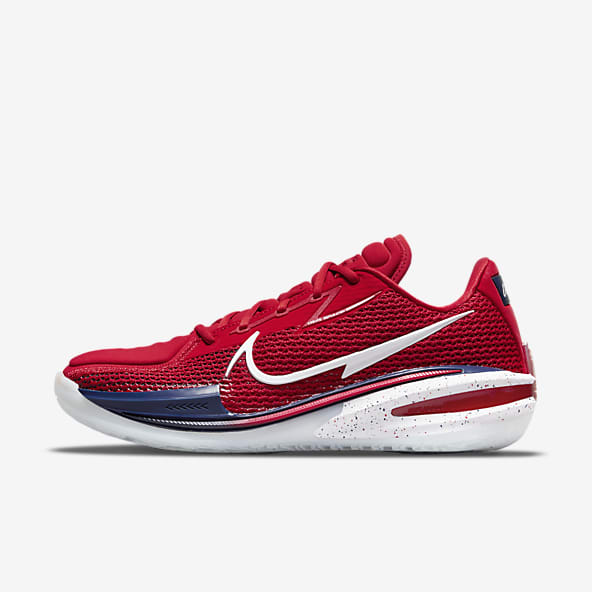 black nike trainers with red tick