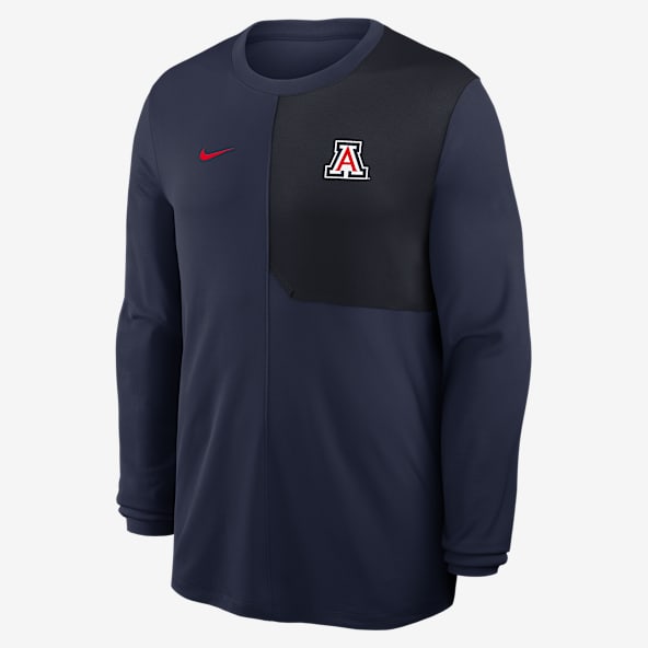 Arizona Sideline Coach Men's Nike Dri-FIT College Long-Sleeve Top