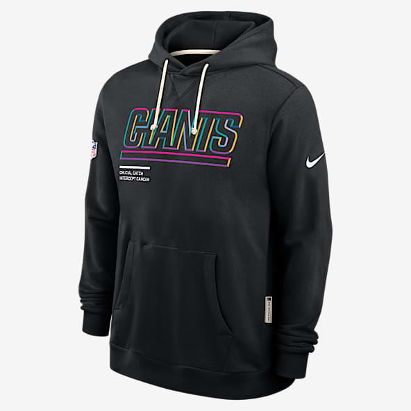 New York Giants Crucial Catch Sideline Men's Nike Dri-FIT NFL Pullover Hoodie