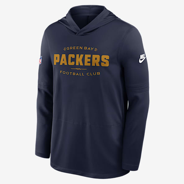 Green Bay Packers Pass Accuracy Men's Nike Dri-FIT NFL Long-Sleeve Hooded Top