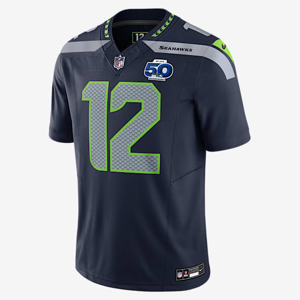 12s Seattle Seahawks 50th Anniversary Jersey Nike Dri-FIT de la NFL Limited para hombre