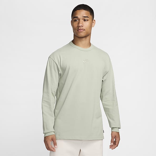Mens Green Long Sleeve Shirts. Nike