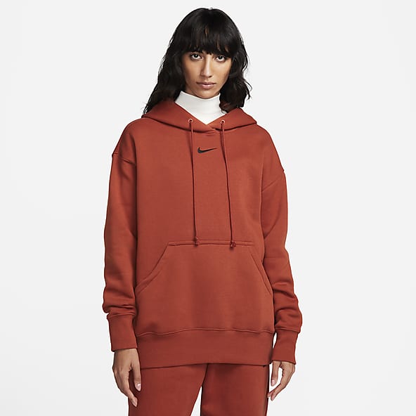 Women's Orange Fleece Hoodies. Nike UK