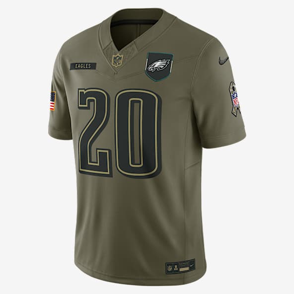 Brian Dawkins Philadelphia Eagles Salute to Service Retired Men's Nike Dri-FIT NFL Limited Jersey