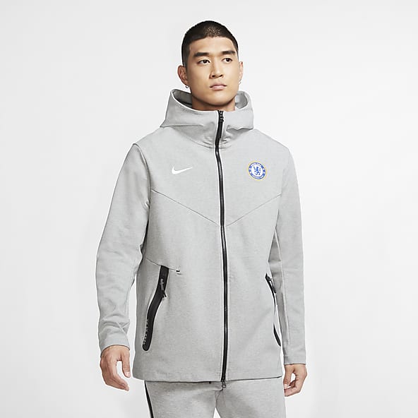 black and grey nike tech hoodie