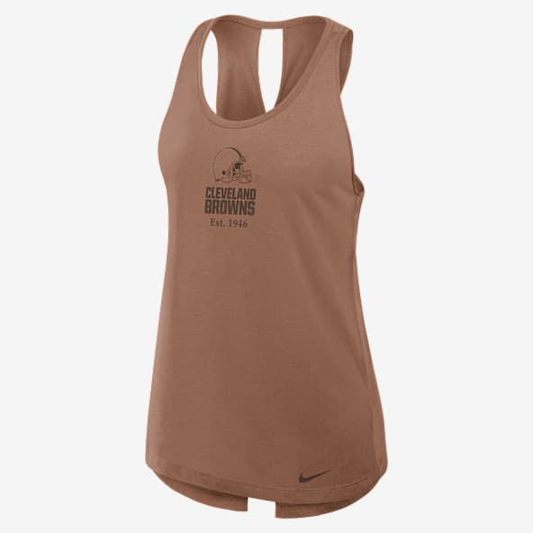 Cleveland Browns Established Women's Nike Dri-FIT NFL Tank Top