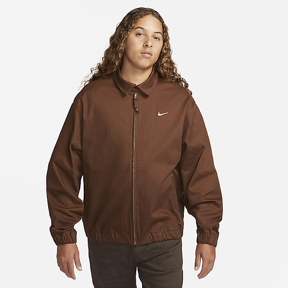 Brown Bomber Jackets. Nike GB