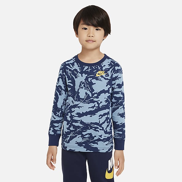 Nike Little Kids' Camo Long Sleeve T-Shirt
