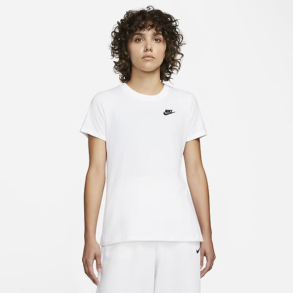 Women's White Tops \u0026 T-Shirts. Nike ID