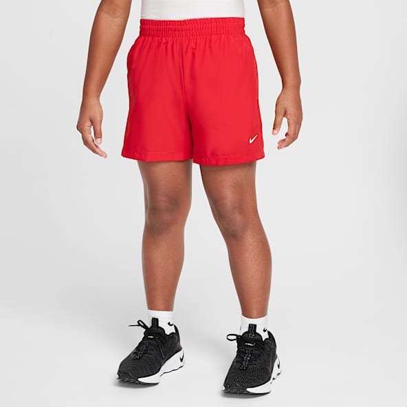 Nike Multi Shorts de tejido Woven Dri-FIT de 10 cm para niños talla grande