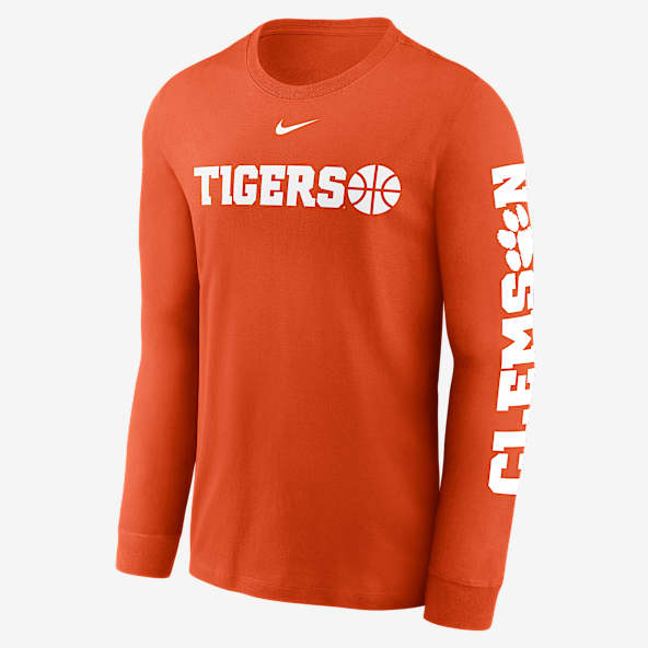 Clemson Basketball Icon Men's Nike College Long-Sleeve T-Shirt