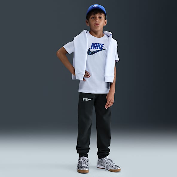 Inter Milan Club Fleece Older Kids' (Boys') Nike Football Joggers