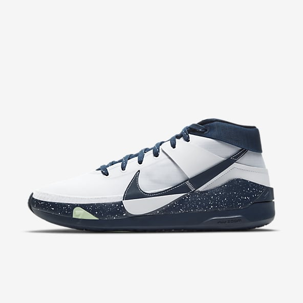 nike basketball shoes blue and white