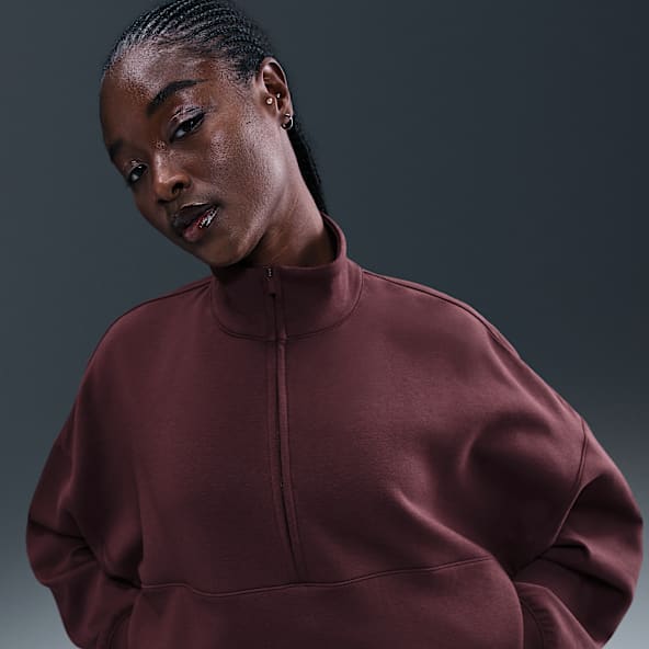Nike 24.7 ImpossiblySoft Nike 24.7 ImpossiblySoft Women's Dri-FIT Oversized 1/2-Zip Top