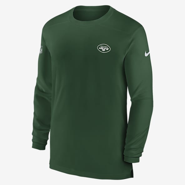 Nike Men's Dri-Fit Sideline Team (NFL New York Jets) T-Shirt in Green, Size: Small | 00LS3PC9Z-076