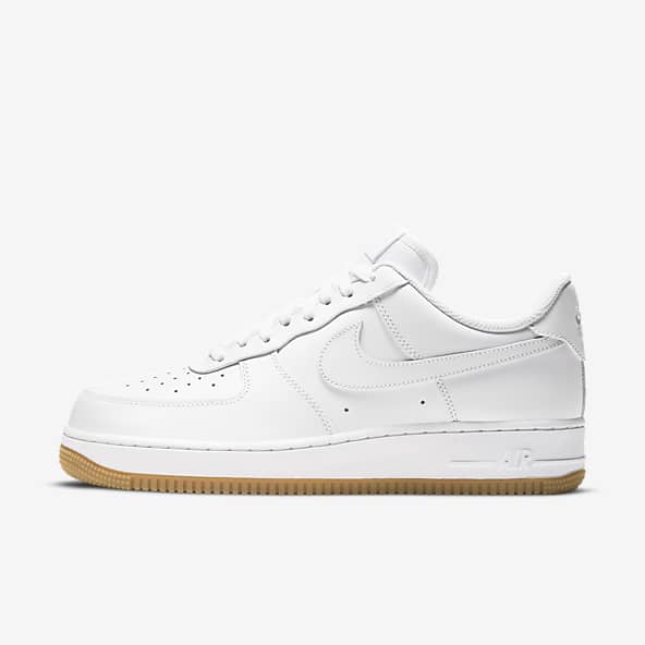 Mens White Air Force 1 Shoes.