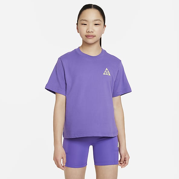 Kids purple clearance nike shirt