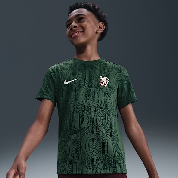 FC Chelsea Academy Pro Nike Dri-FIT Pre-Match-Fußballoberteil (ältere Kinder)