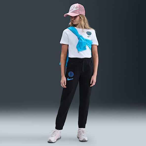 Inter Milan Club Nike-fodboldjoggers til større børn (drenge)