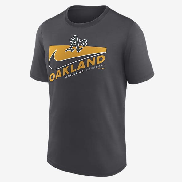 Oakland A's Athletics Nike Game Used Shirt XL #18 Long Sleeve