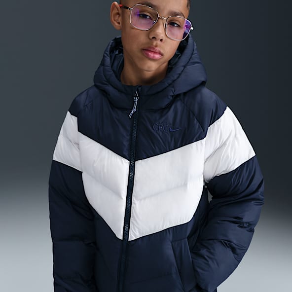 Chelsea FC Chelsea FC Nike voetbaljack met synthetische vulling en capuchon voor kids