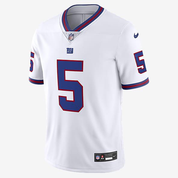 New York Giants Custom Men's White Nike Multi-Color 2020 NFL Crucial Catch Limited NFL Jersey