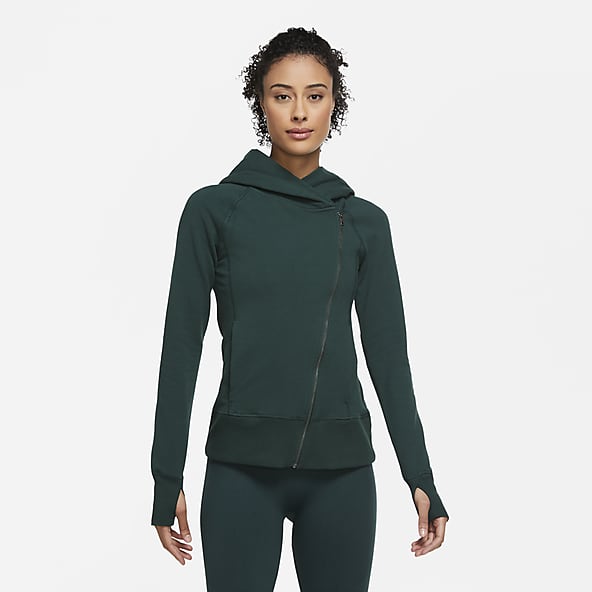 nike women's yoga long sleeve shirt