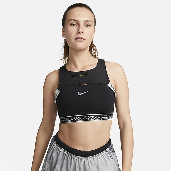 Nike Pro Indy Plunge gepolsterter Sport-BH mit mittlerem Halt für Damen
