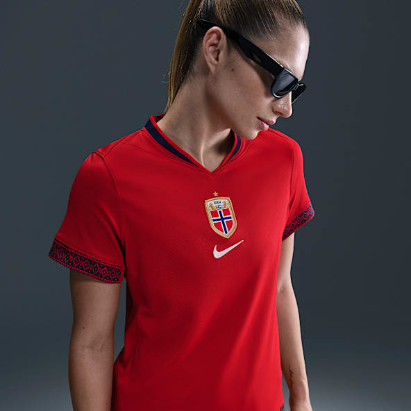 Norwegen 2025 Stadium Home (Frauenteam) Nike Replika-Fußballtrikot mit Dri-FIT-Technologie (Damen)