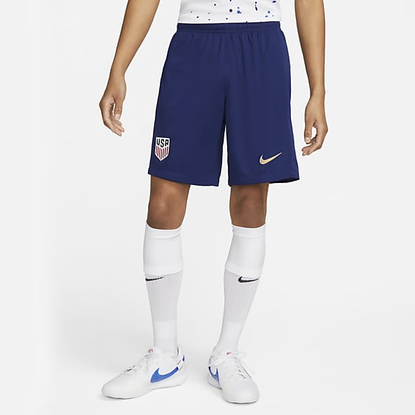 U.S. 2022/23 Stadium Home Big Kids' Nike Dri-FIT Soccer Shorts.