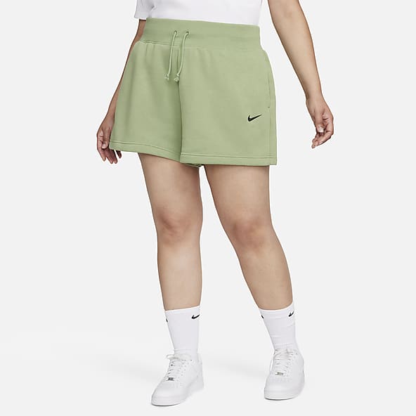 Nike Yoga Luxe Women's Shorts (Plus Size (Redstone/Dark Pony)