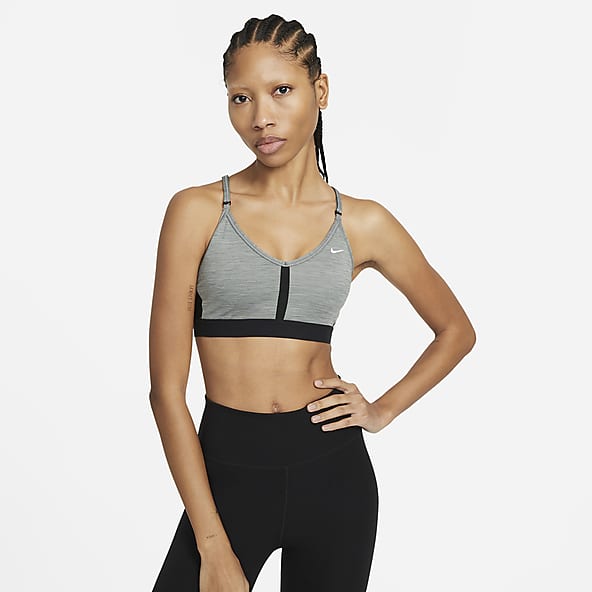 Grey Tennis Recycled Polyester Sports Bras.