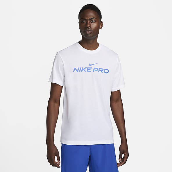 Mens white nike hotsell dri fit shirt