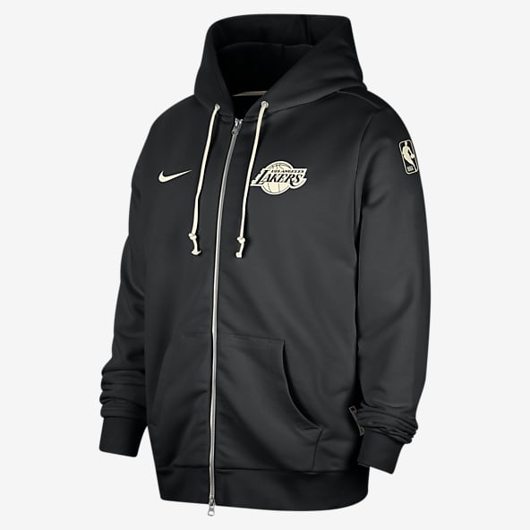Los Angeles Lakers Standard Issue Nike Dri-FIT hoodie met rits over de hele lengte voor heren